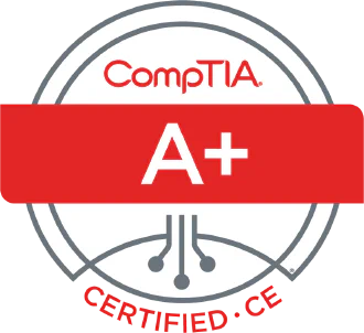 CompTIA A+ · ce certification logo