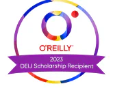 O'Reilly DEIJ scholarship badge